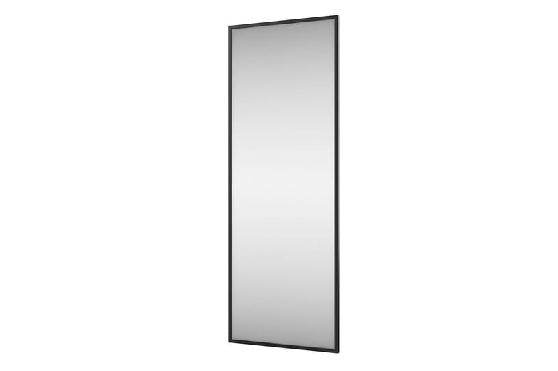 Kasuga Vegghengt Speil Glass - Svart - Veggspeil - Helkroppsspeil - Gangspeil