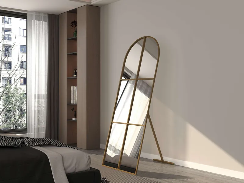 Kavor Gulvspeil 70x180 cm - Gull - Innredning - Speil - Helkroppsspeil