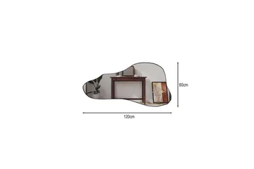 Kelon Vegghengt Speil 60 cm - Sort - Innredning - Speil - Veggspeil