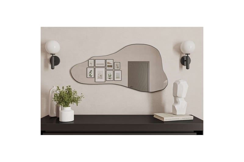 Kelon Vegghengt Speil 60 cm - Sort - Innredning - Speil - Veggspeil