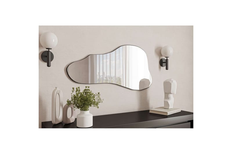 Kelon Vegghengt Speil 60 cm - Sort - Innredning - Speil - Veggspeil