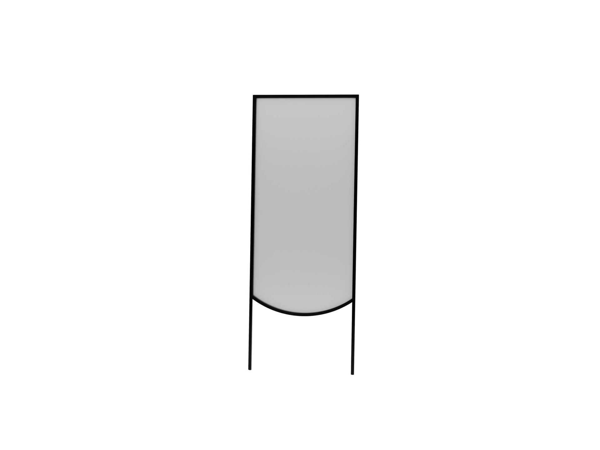 Linor Gulvspeil 70x180 cm - Svart
