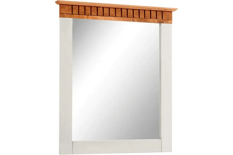Lisa Vegghengt Speil Rektangulær 60x70 cm - Hvit - Innredning - Speil - Veggspeil