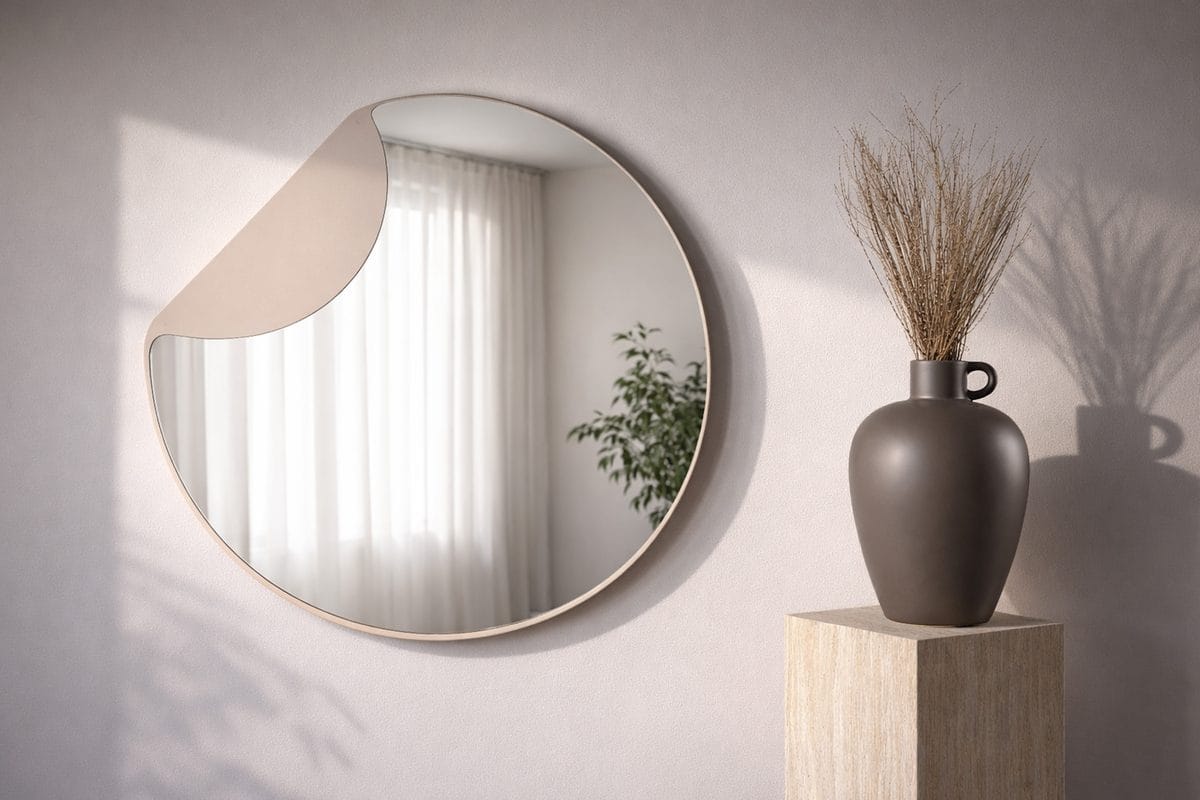 Lite speil Venture Home Mui Klar - beige