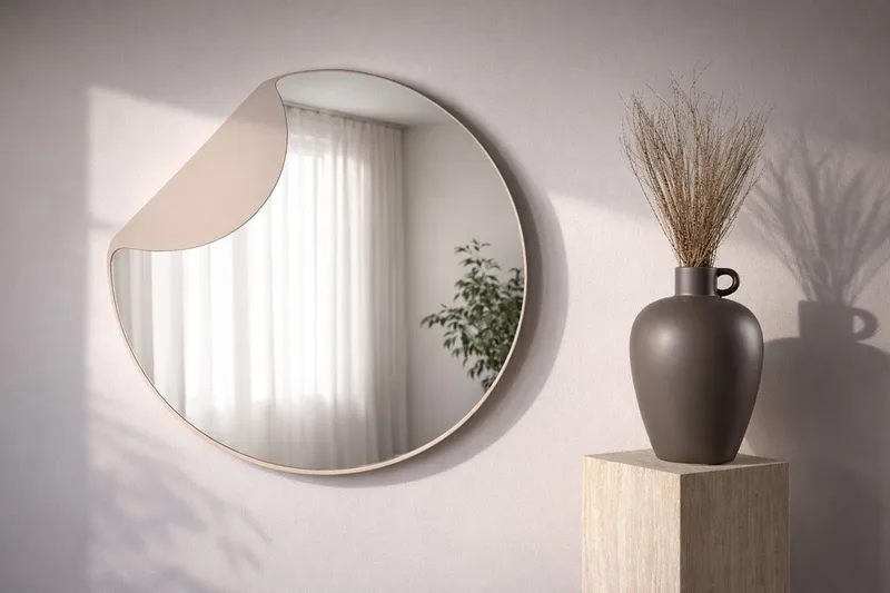 Lite speil Venture Home Mui Klar, beige