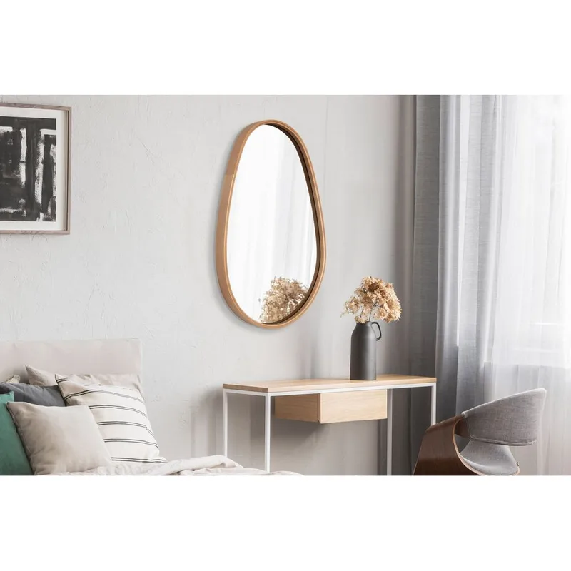 Mirrel vegghengt speil 45 cm - Brun - Innredning - Speil - Veggspeil