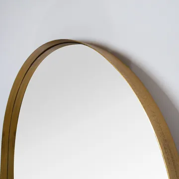 Mirror HOME4YOU - gyllen - Innredning - Speil - Veggspeil