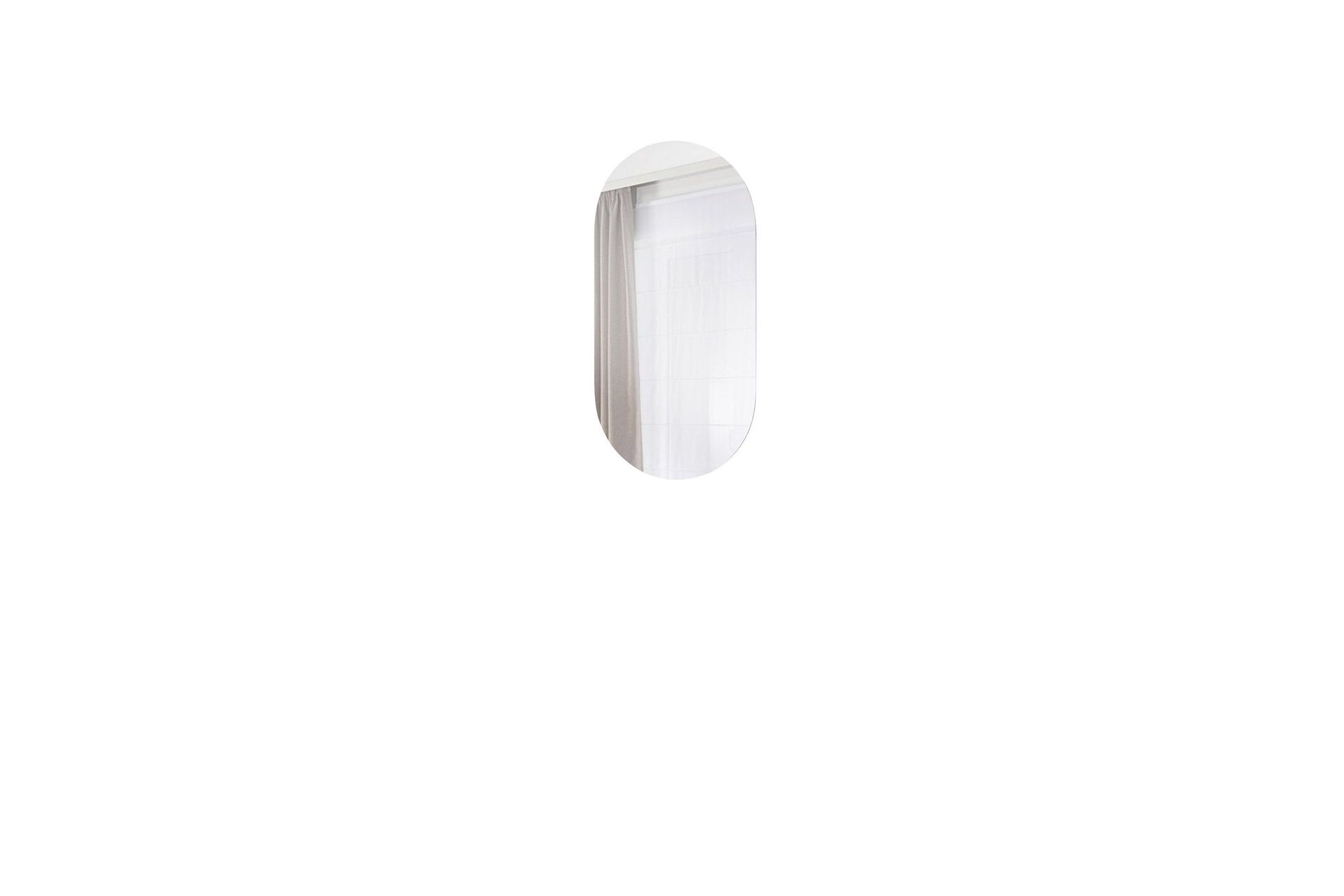 Monfort Vegghengt Speil Oval 45x90 cm - Brun