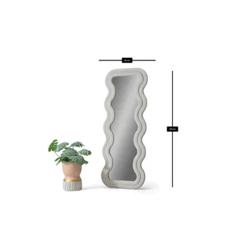 Muli Gulvspeil 65 x 170 cm - Kremhvit - Innredning - Speil - Helkroppsspeil