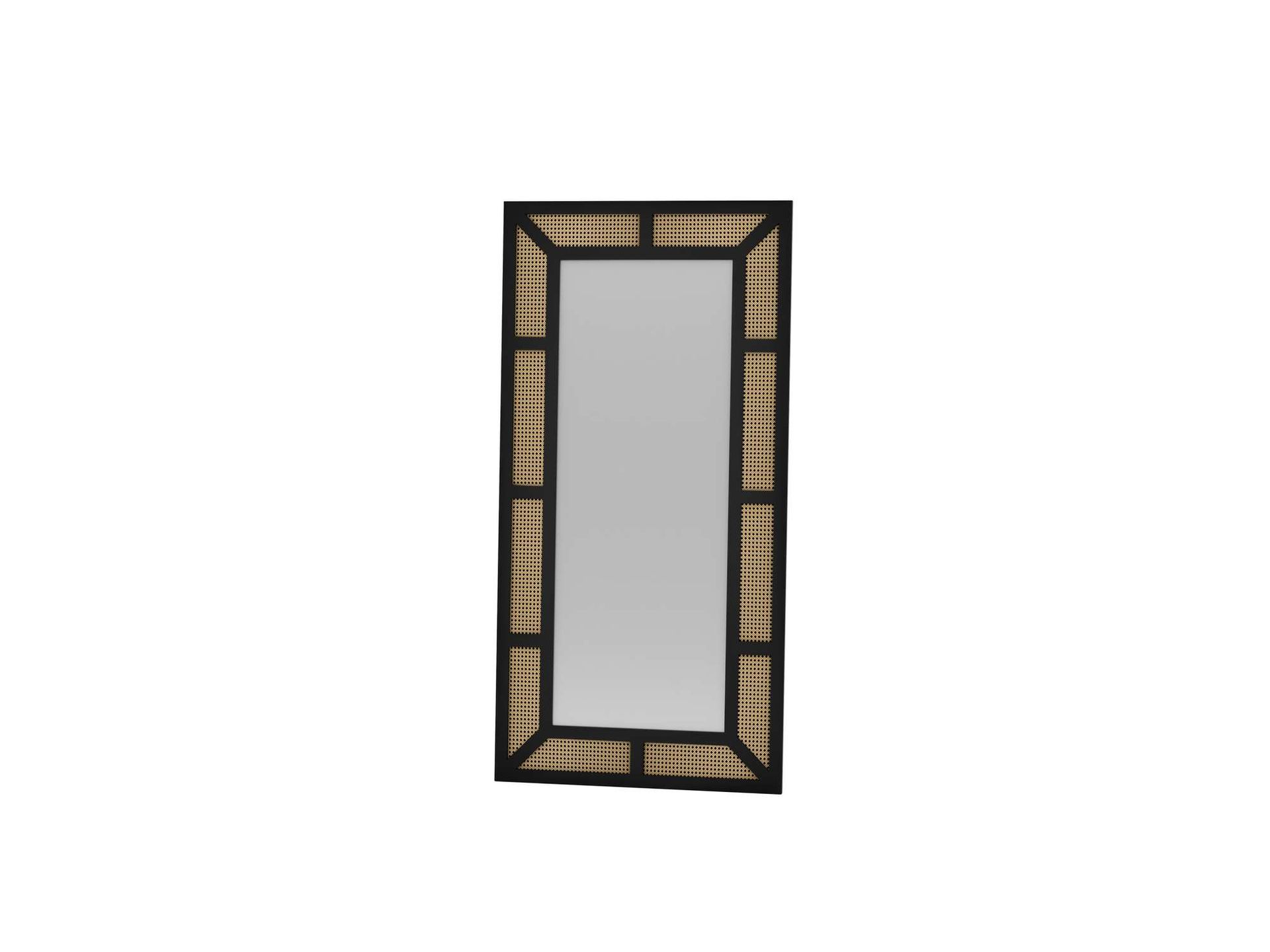 Omber Gulvspeil 90x180 cm - Svart