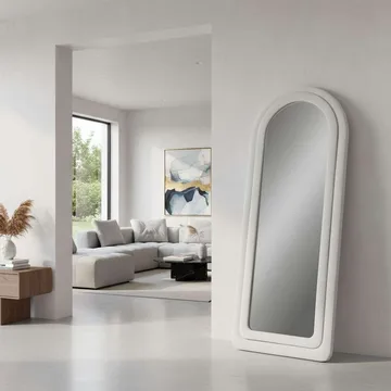 Ottawa Gulvspeil 65 x 170 cm - Kremhvit - Innredning - Speil - Helkroppsspeil