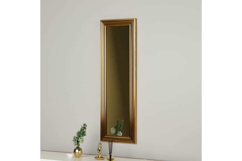 Ovea Speil 30 cm Rektangulær - Gull - Veggspeil - Gangspeil