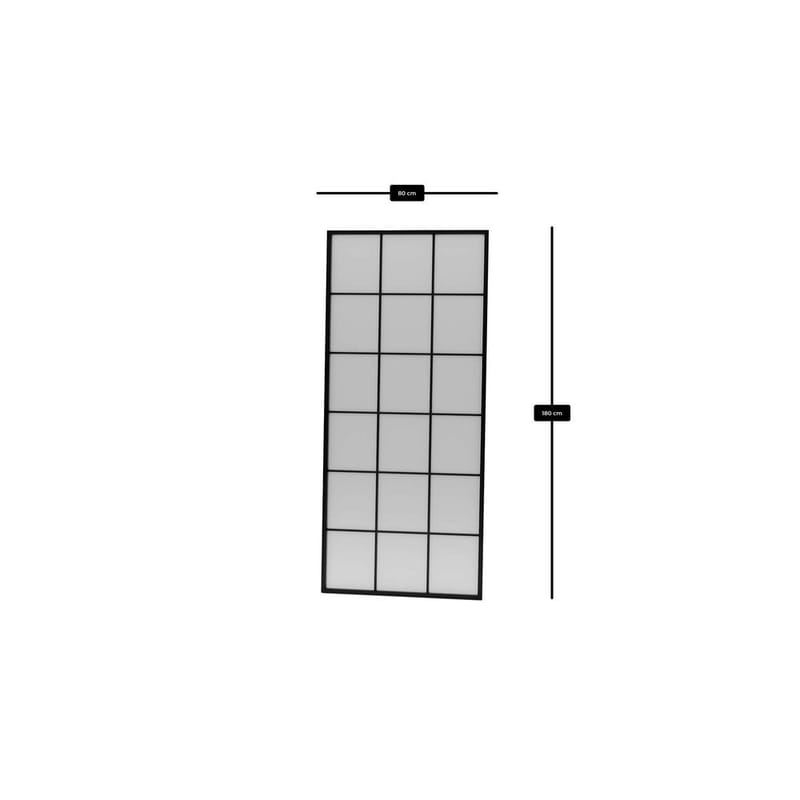 Salvin Gulvspeil 80 x 180 cm - Gull - Innredning - Speil - Helkroppsspeil
