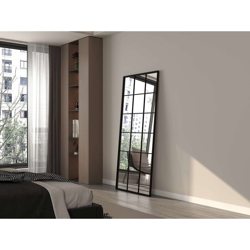 Salvin Gulvspeil 80 x 180 cm - Svart - Innredning - Speil - Helkroppsspeil