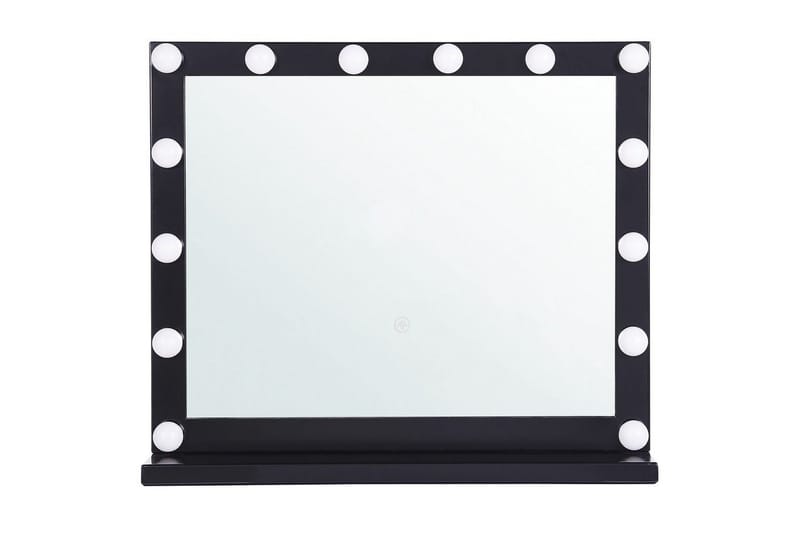 Sminkbordsspegel Beliani Beauvoir Black, undefined