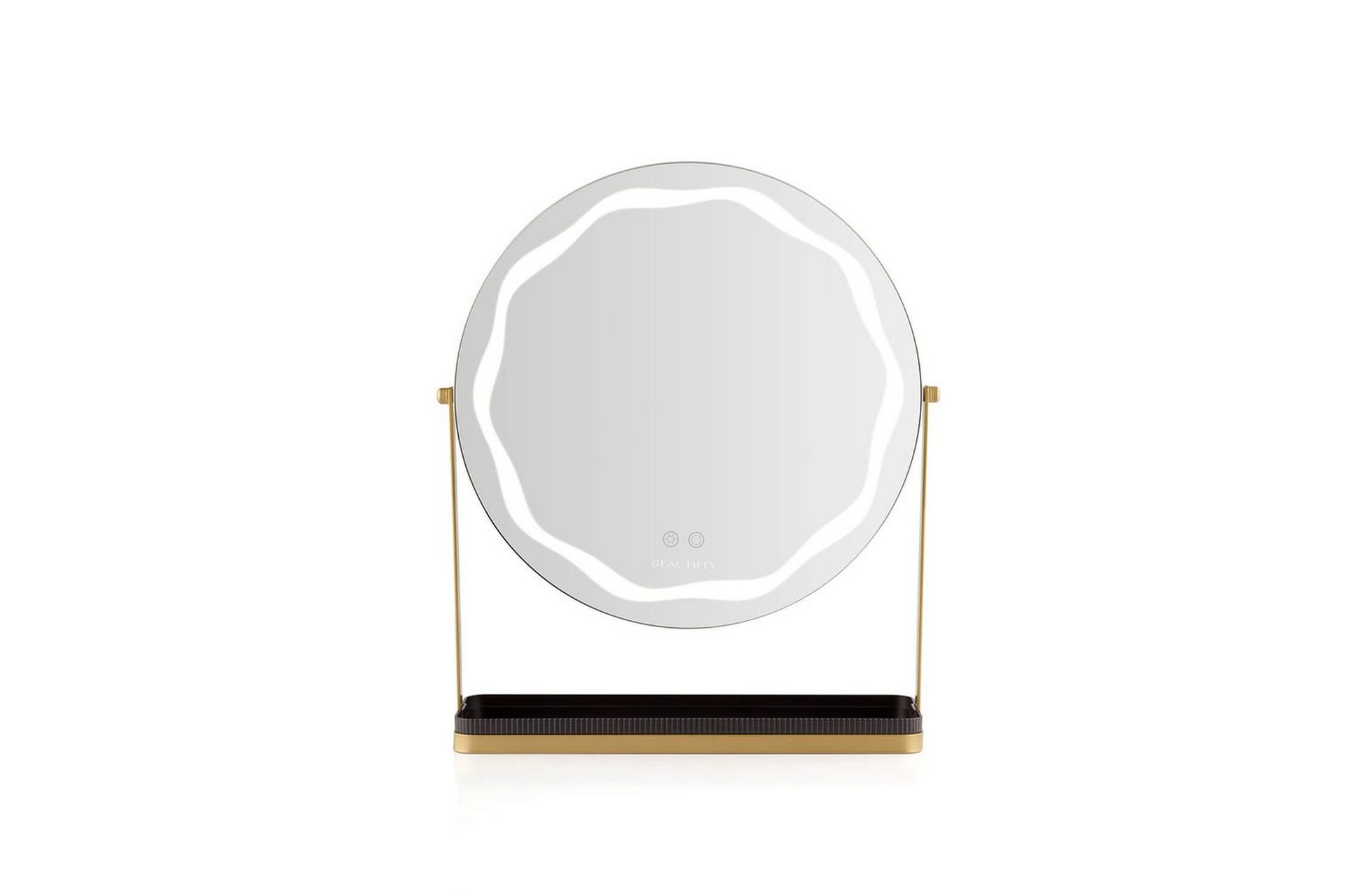 Sminkespeil Beautifly Rund med LED-belysning - Innredning - Speil - Sminkespeil