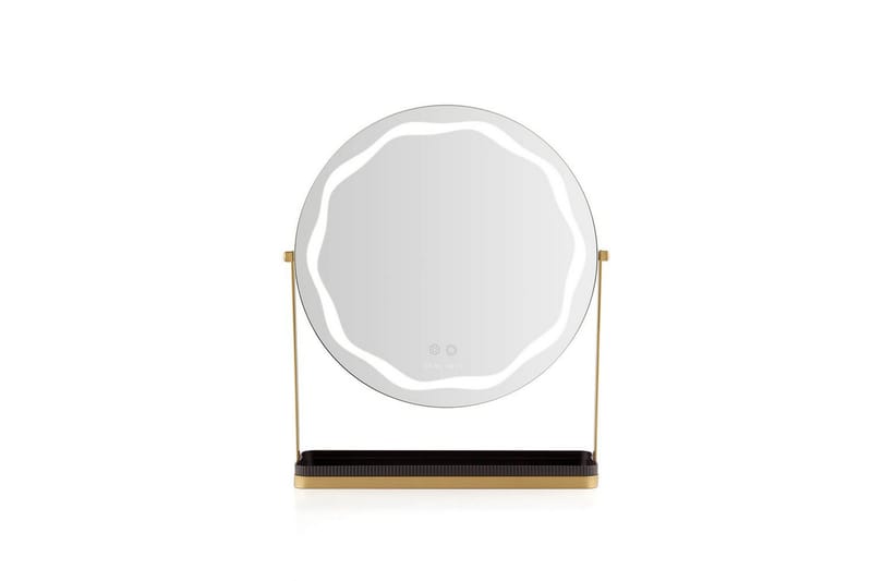 Sminkespeil Beautifly Rund med LED-belysning - Innredning - Speil - Sminkespeil
