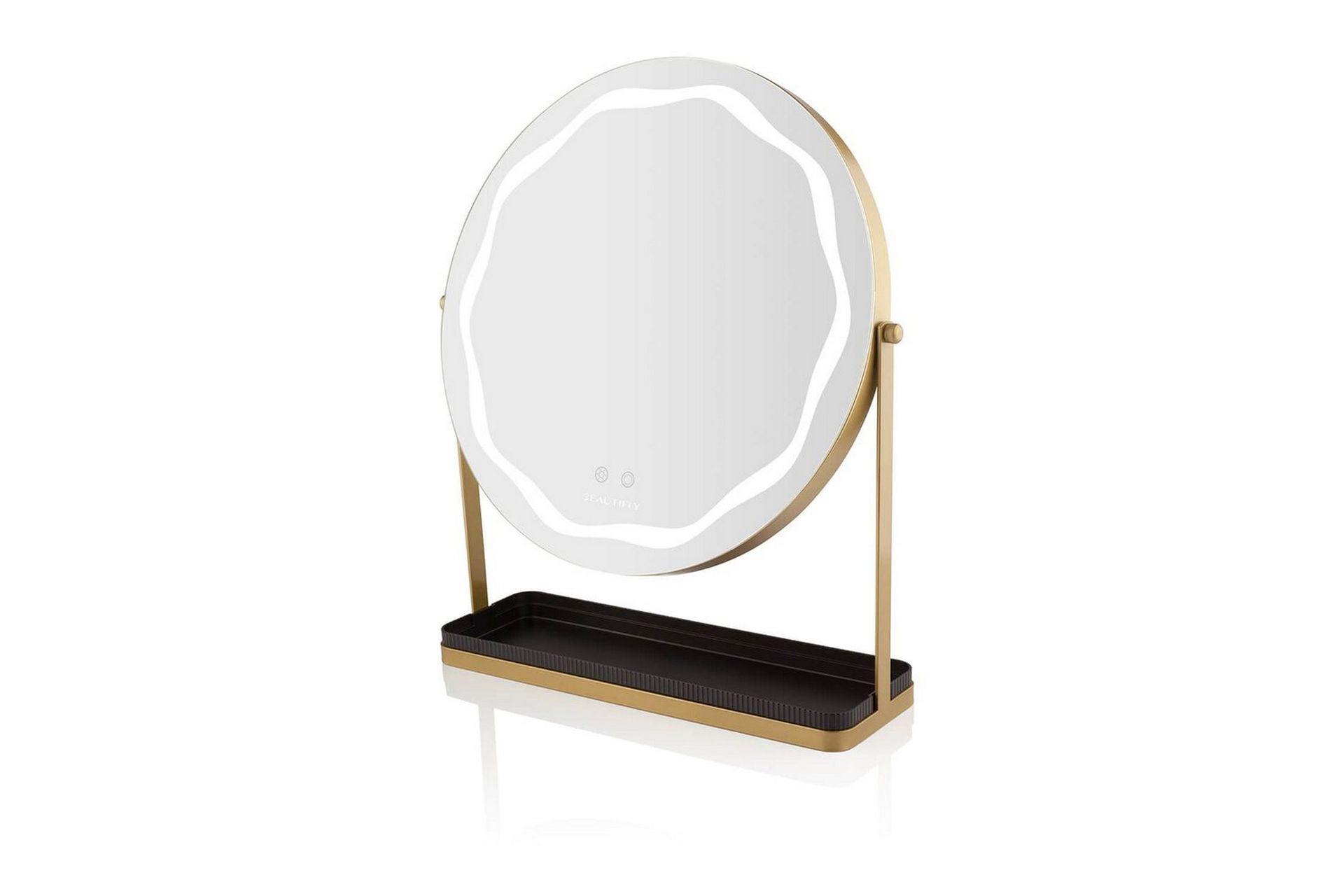 Sminkespeil Beautifly Rund med LED-belysning - Innredning - Speil - Sminkespeil