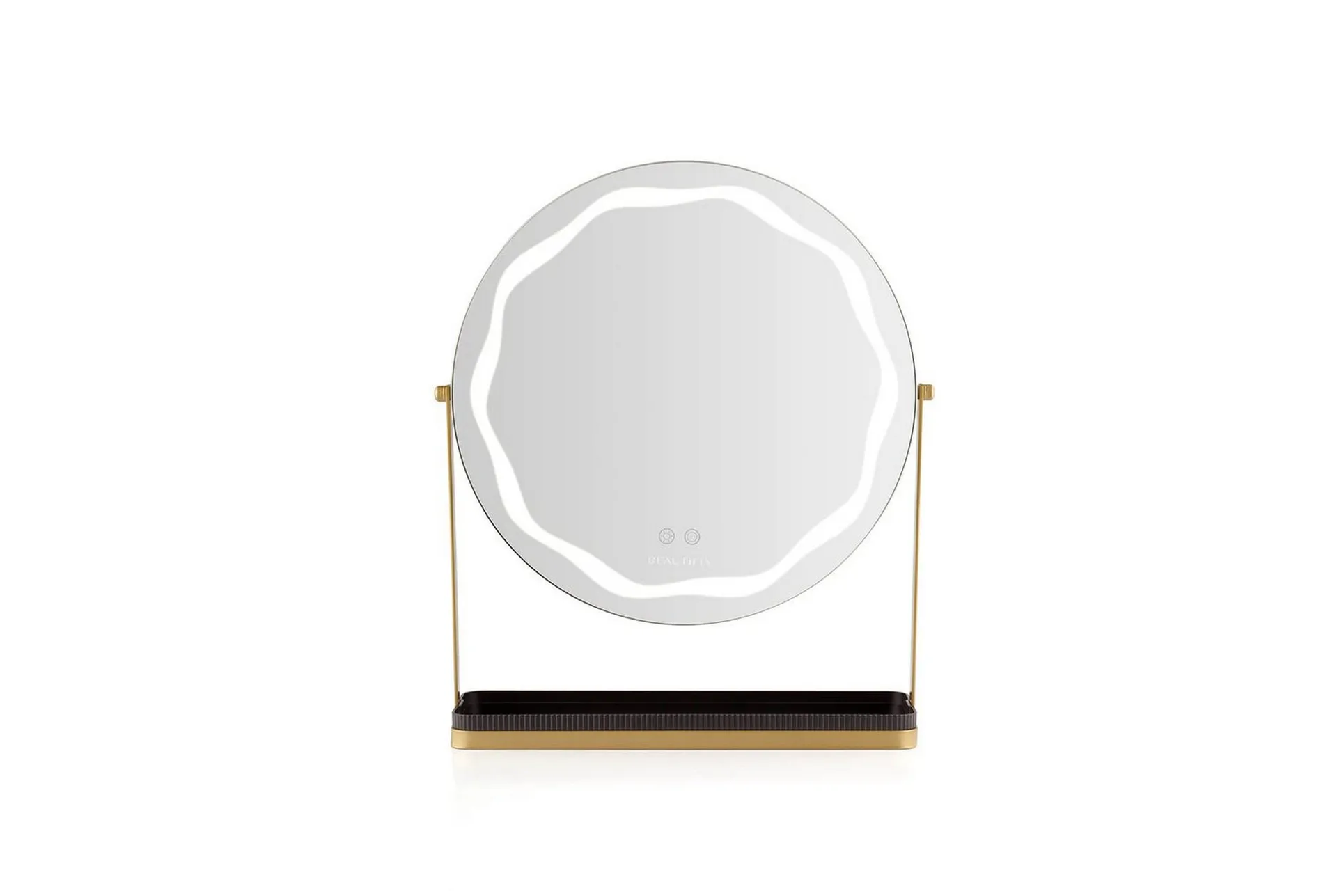 Sminkespeil Beautifly Rund med LED-belysning -