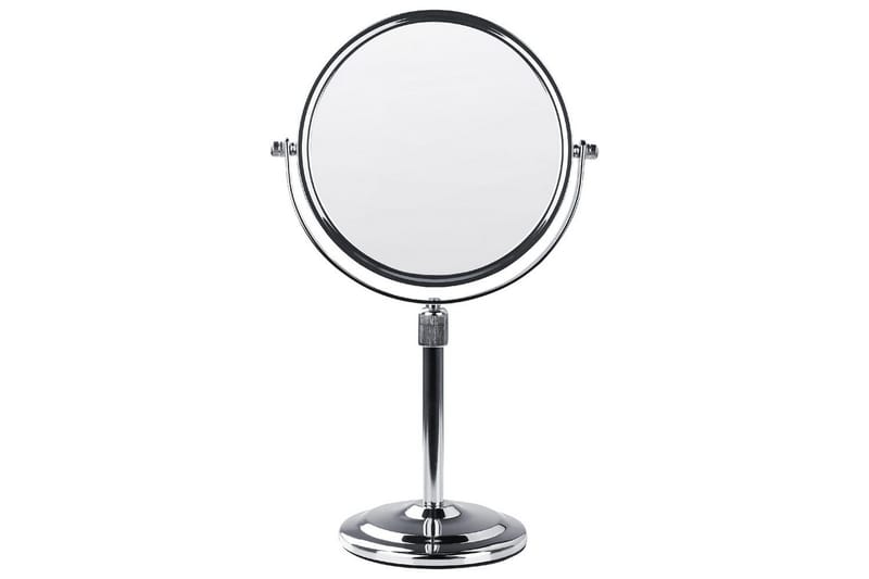 Sminkspegel Beliani Aveyron Guld Silver - Innredning - Speil - Sminkespeil