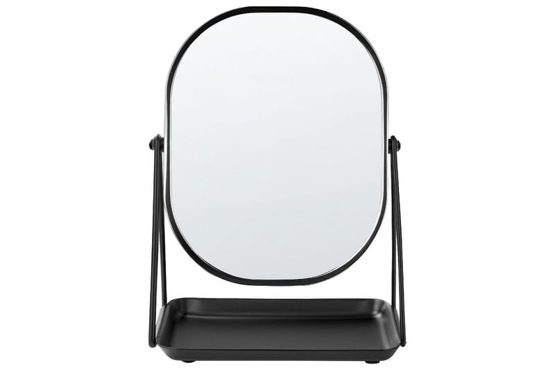 Sminkspegel Beliani Correze Guld/svart Black - Innredning - Speil - Sminkespeil