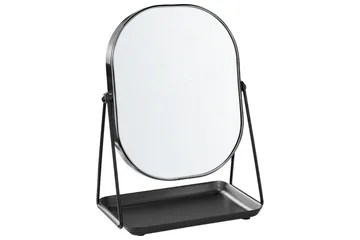 Sminkspegel Beliani Correze Guld/svart Black - Innredning - Speil - Sminkespeil