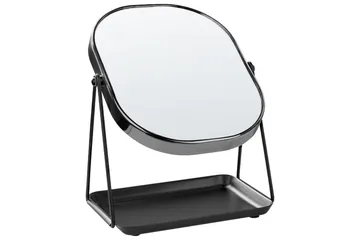 Sminkspegel Beliani Correze Guld/svart Black - Innredning - Speil - Sminkespeil