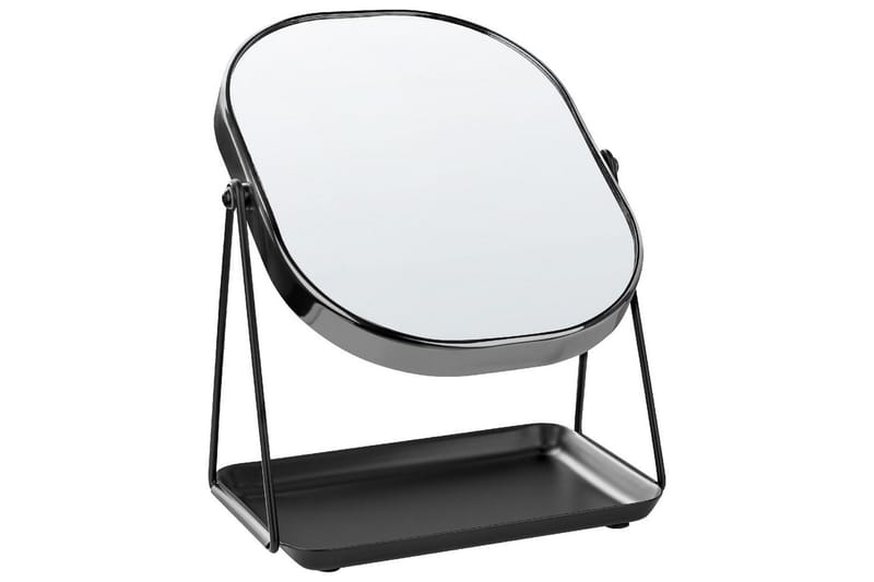 Sminkspegel Beliani Correze Guld/svart Black - Innredning - Speil - Sminkespeil