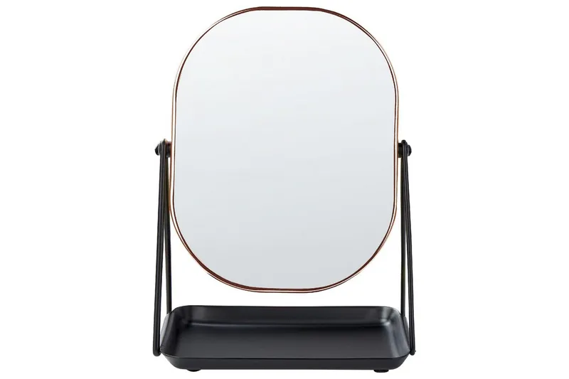 Sminkspegel Beliani Correze Guld/svart Rose||Black, undefined