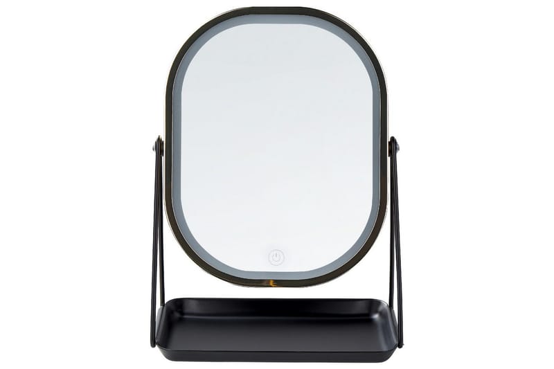 Sminkspegel Beliani Dordogne Guld/svart GOLD||Black, undefined