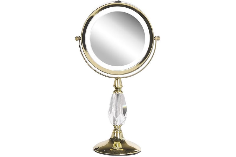 Sminkspegel Beliani Maury Guld GOLD VALUE_MISSING_2, undefined