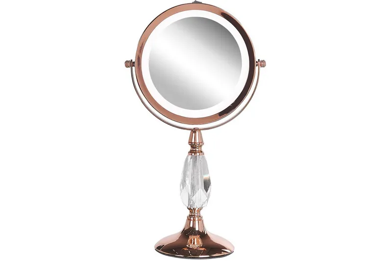 Sminkspegel Beliani Maury Guld GOLD VALUE_MISSING_3 - Innredning - Speil - Sminkespeil