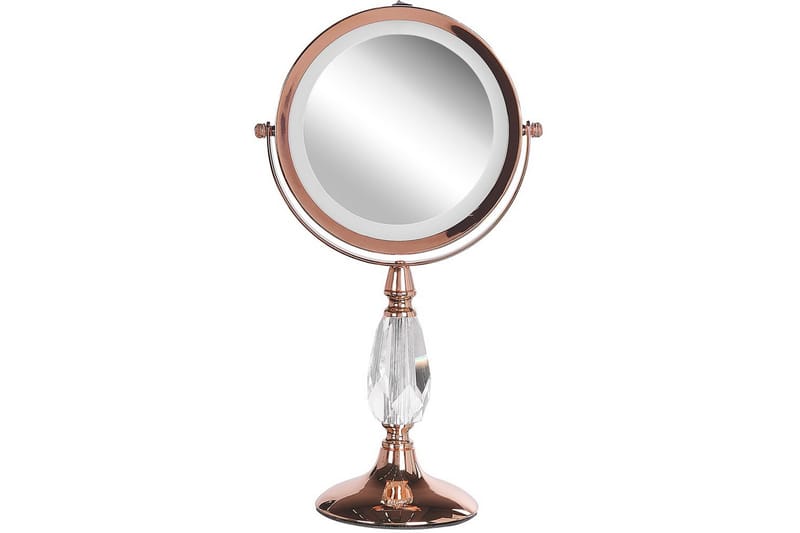 Sminkspegel Beliani Maury Guld GOLD VALUE_MISSING_3 - Innredning - Speil - Sminkespeil