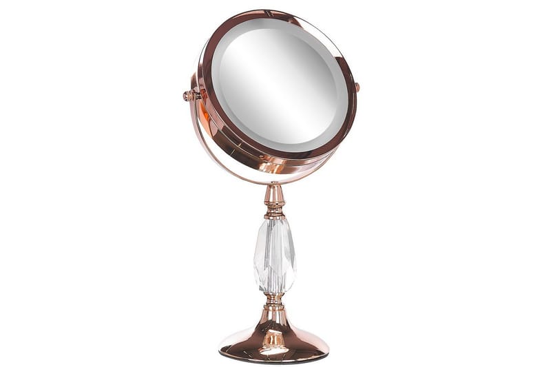 Sminkspegel Beliani Maury Guld GOLD VALUE_MISSING_3 - Innredning - Speil - Sminkespeil