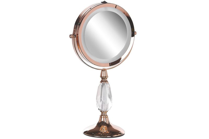 Sminkspegel Beliani Maury Guld GOLD VALUE_MISSING_3 - Innredning - Speil - Sminkespeil