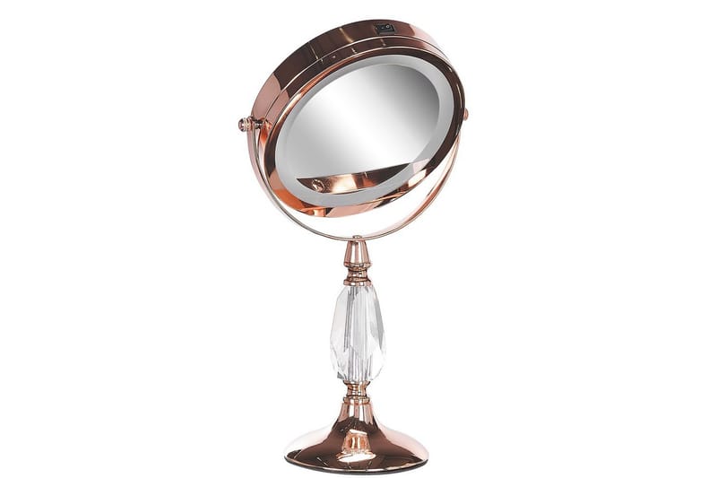 Sminkspegel Beliani Maury Guld GOLD VALUE_MISSING_3 - Innredning - Speil - Sminkespeil