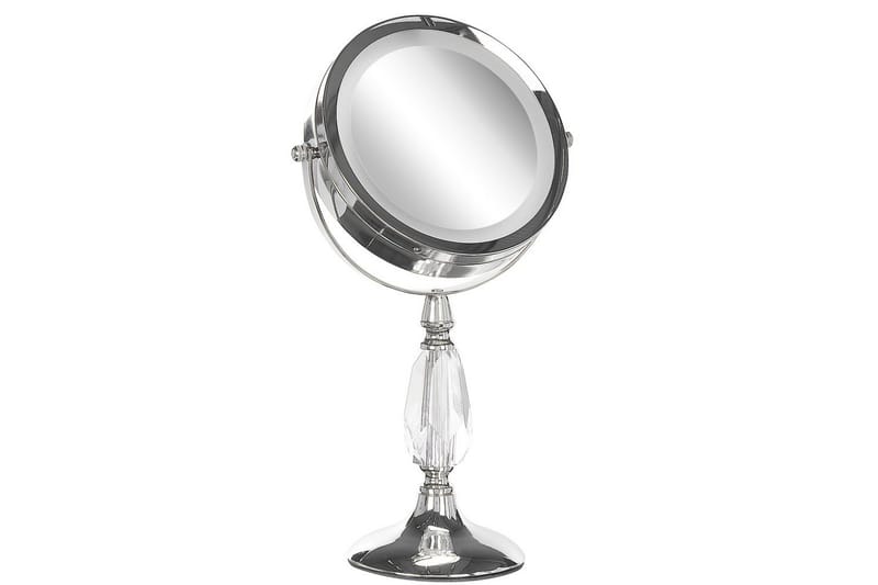 Sminkspegel Beliani Maury Guld Silver VALUE_MISSING_1 - Innredning - Speil - Sminkespeil