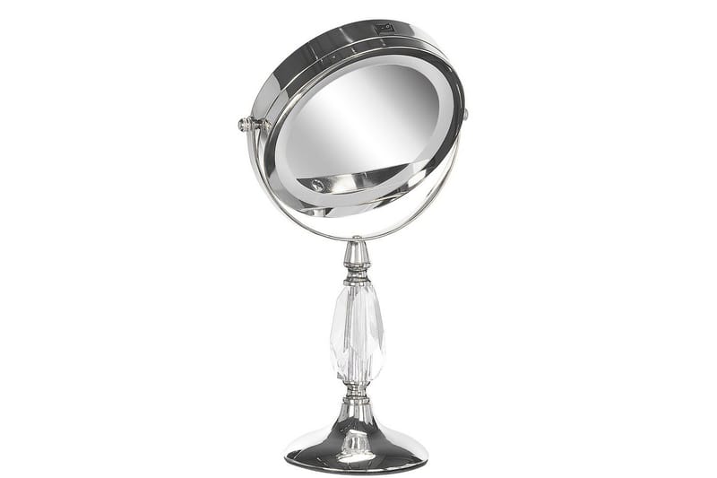 Sminkspegel Beliani Maury Guld Silver VALUE_MISSING_1 - Innredning - Speil - Sminkespeil