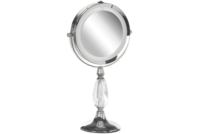 Sminkspegel Beliani Maury Guld Silver VALUE_MISSING_1 - Innredning - Speil - Sminkespeil