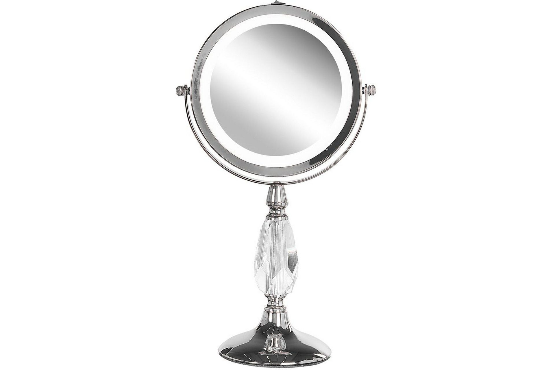 Sminkspegel Beliani Maury Guld Silver VALUE_MISSING_1 -