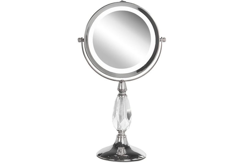 Sminkspegel Beliani Maury Guld Silver VALUE_MISSING_1, undefined