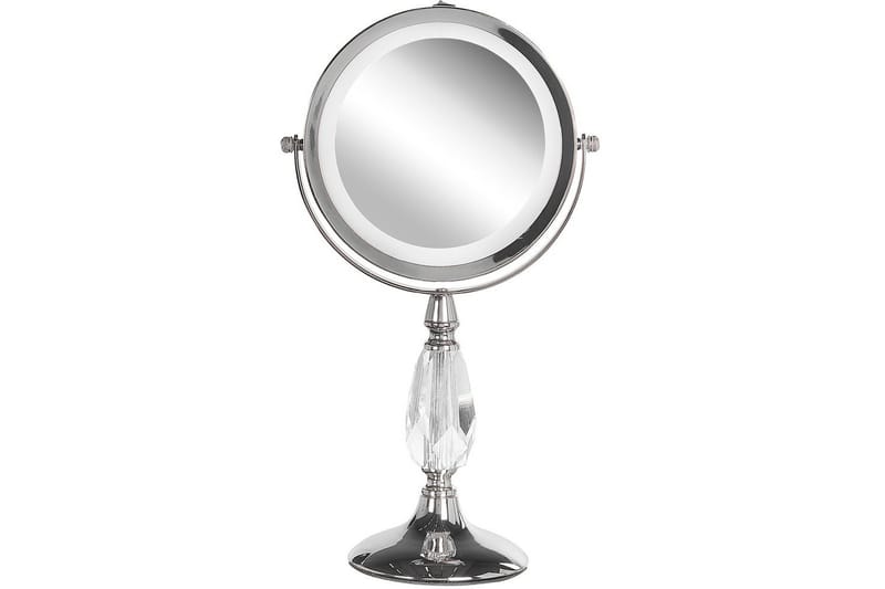 Sminkspegel Beliani Maury Guld Silver VALUE_MISSING_1 - Innredning - Speil - Sminkespeil