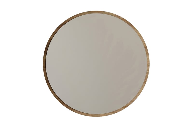 Speil 60x60 cm - Valnøtt - Veggspeil - Gangspeil