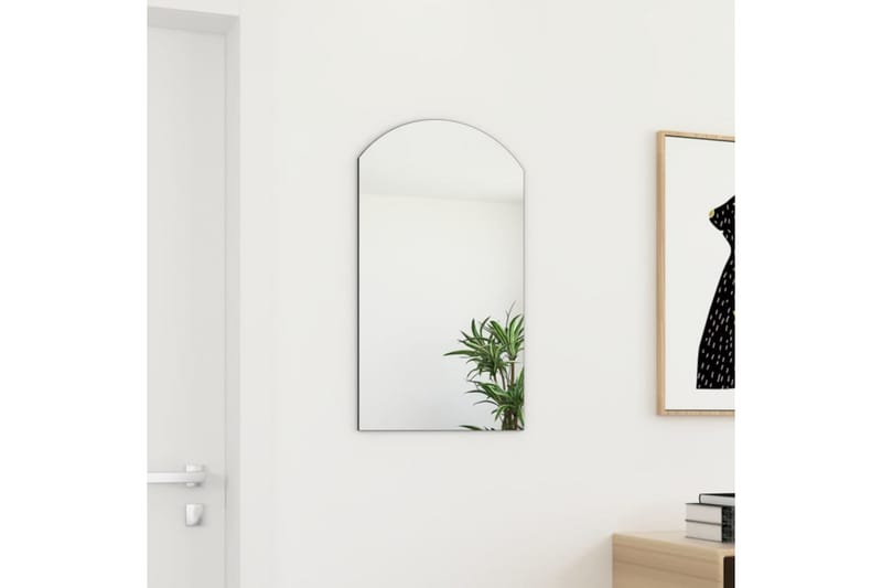 Speil 70x40 cm glass - Hvit - Innredning - Speil - Veggspeil