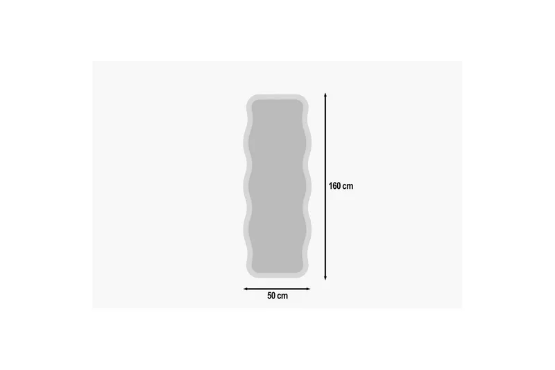 Speil Aror Hvit - Hvit - Innredning - Speil - Veggspeil