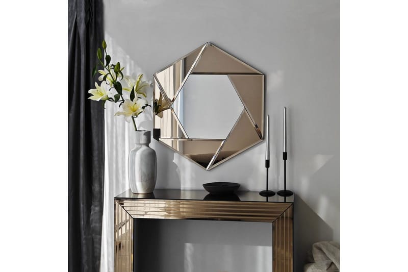 Speil Calrith Bronse - Bronse - Innredning - Speil - Veggspeil