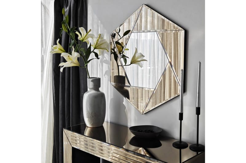 Speil Calrith Bronse - Bronse - Innredning - Speil - Veggspeil