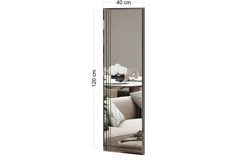 Speil Casaria Transparent - Hvit - Innredning - Speil - Veggspeil