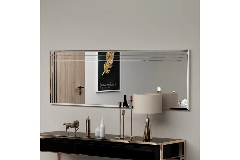 Speil Casaria Transparent - Hvit - Innredning - Speil - Veggspeil