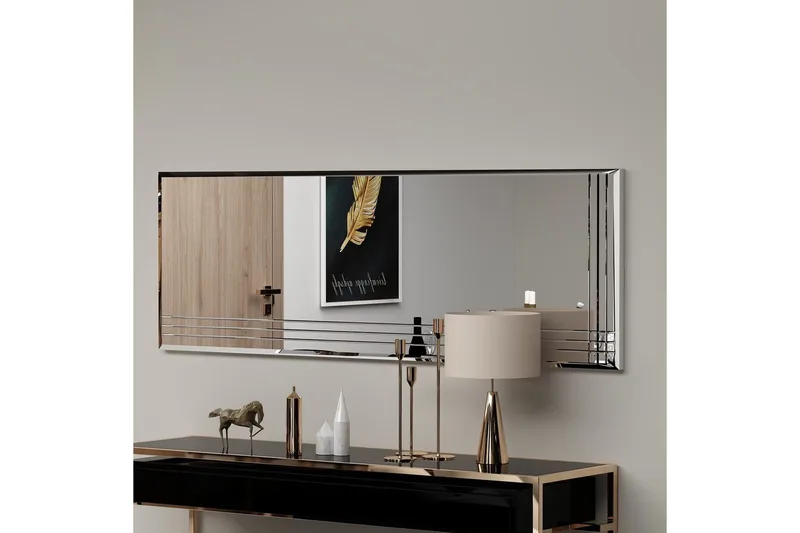 Speil Casaria Transparent - Hvit - Innredning - Speil - Veggspeil